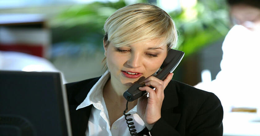 phoning